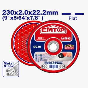 disques tronçonner 230*2mm
