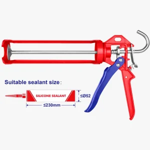 pistolet pour silicone 230mmp-alum