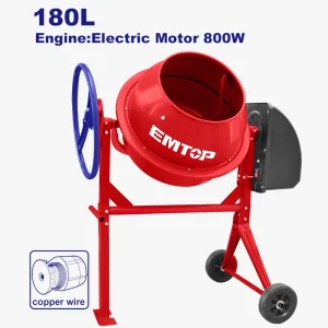 bétonniere 220v 1.1cv 180l