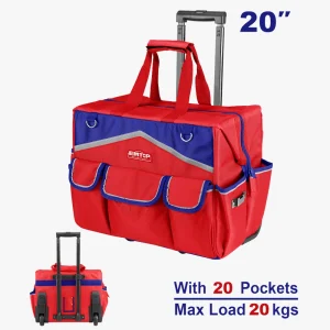 sac à outils rigide à roulettes