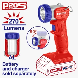 torche led 5w 20v sans bat