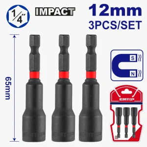 jeu 3 de tourne-écrous 12*65mm