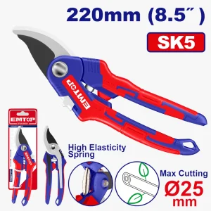 secateur de jardin pro 220mm