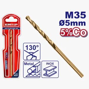 mèches acie m35 hss ø 5mm
