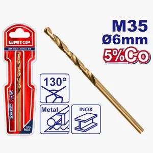 mèches acie m35 hss ø 6mm