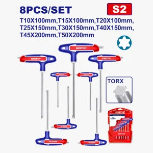 jeu de 8 clés torx f-t