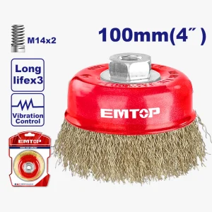 brosse metalique ø100mm rpm8500r