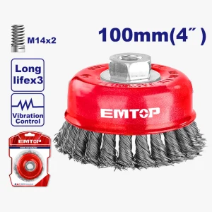 brosse metallique ø100mm rpm12500r
