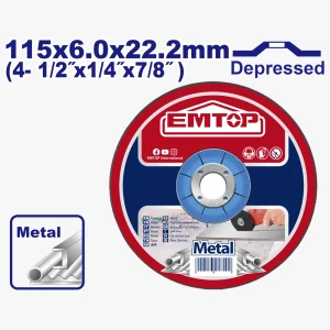 disques tronç 115x6x22.2mm