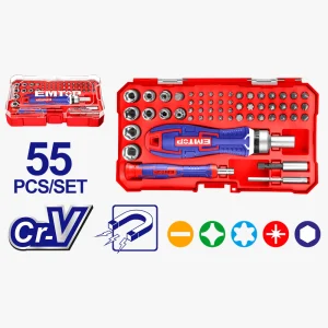 coffret de tournevis 55p