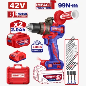 perceuse à perc 42v 2b4ah 99nm