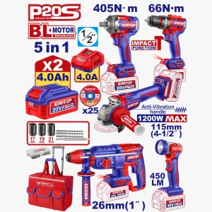 kit 5p outillages electro-portatifs