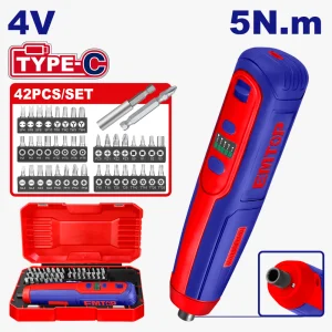 visseuse 4v 5nm t-c+42 embouts