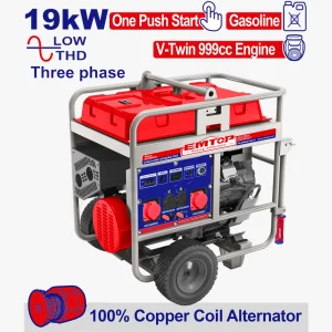 groupe essence 19kva 380v