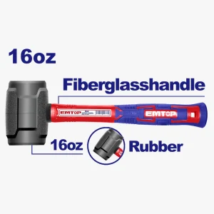 maillet caoutchouc 450g m-fibrev