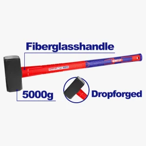 masse carree 5000g manche fibre