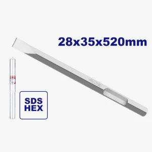 burin plat sds hex 28x35x520mm-30