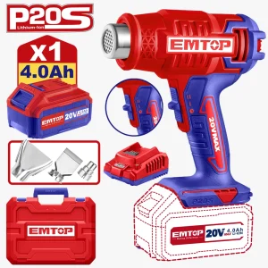 décapeur thermique 300/550°c 20v