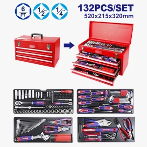 caisse à outils métalliques 132p