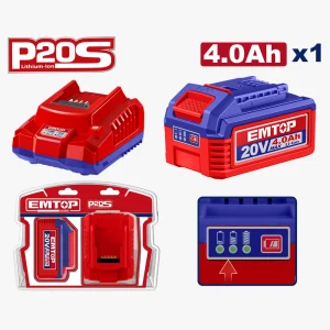 lot batterie 4ah + chargeur