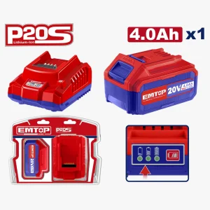 lot batterie 4ah + chargeur