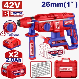 perfo sds+ 42v 2b2ah 26mm + ac