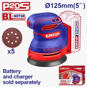 ponceuse excentrique 20v 125mm