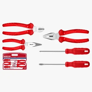 jeu outils á main 5p 3pince+2 tour