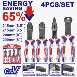 jeu de 4 pinces pro