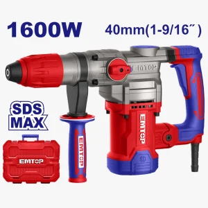 perforateur sds max 40mm 1600w+ac