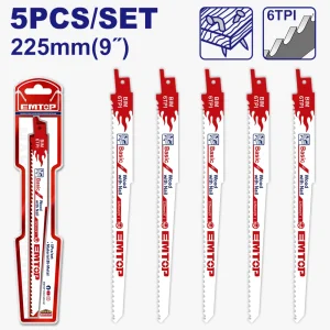 lames de scie á sabre 225mm