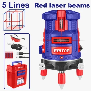 laser 5 lignes rouge 30m