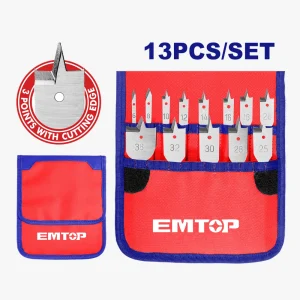 kit de 13 forets plats pour bois