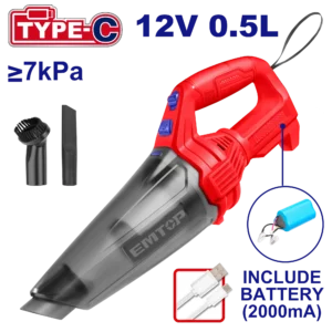 Aspirateur Portable 12V Type-C