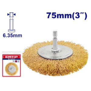 Brosse Metallique Circulaire+Tige