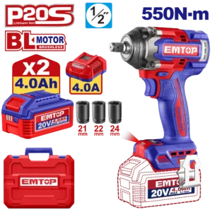 Clé À Choc 20V 2B4Ah 550Nm 12"