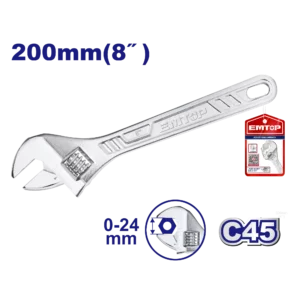Cle Molette (8 ")200Mm 0-24