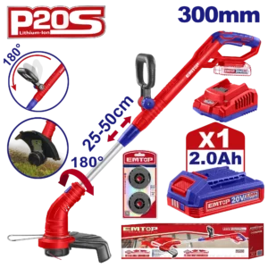 Coupe-Herbe 20V 300Mm + Bat 2Ah