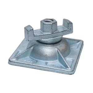 Écrou articulée avec plaque