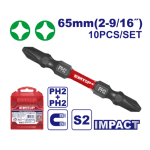 Embouts De Tournevis Ph2+Ph2 65Mm