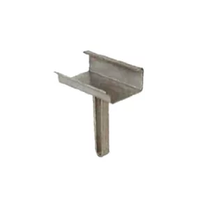 Fourche simple porte poutre de bois galvanisée