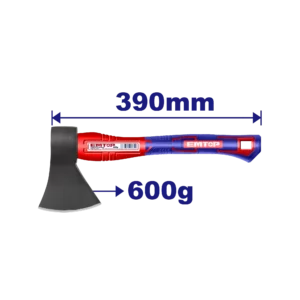 Hache 600G 390Mm Manche Fibre