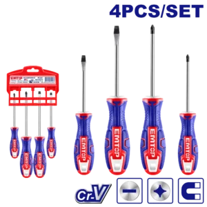 Jeu 4 Tournevis Fran-Ame100-150Mm