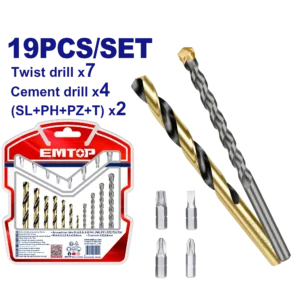 Jeu De 19P Forets + Embouts