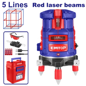 Laser 5 Lignes Rouge 30M