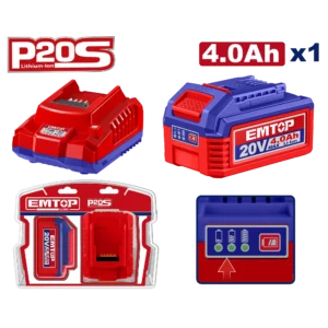 Lot Batterie 4Ah + Chargeur