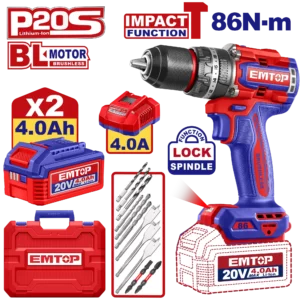 Perceuse À Perc 20V 2B4Ah 86Nm