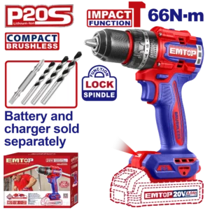 Perceuse À Perc Brush 20V 66Nm