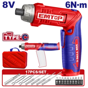 Perceuse Viss Reg 8V 4Nm T-C+17Ac