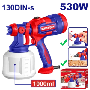 Pistolet À Peinture 220V 1000Ml
